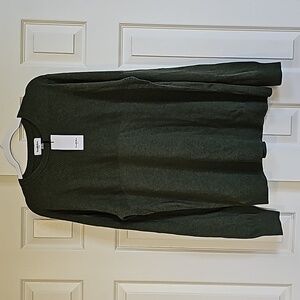 Mens Green Crewneck Pullover Sweater Large Tall Goodfellow